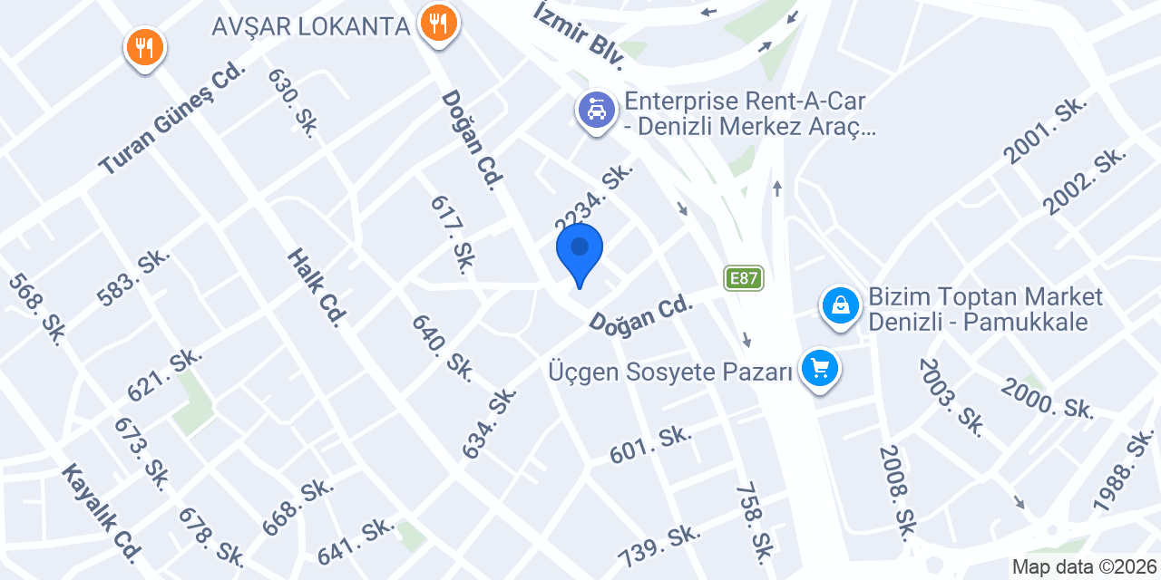 Çınaraltı Büfe konumu
