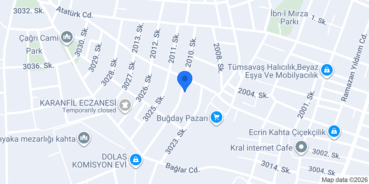 Güven Züccaciye konumu