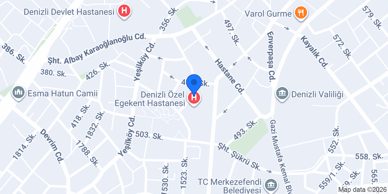 DR. İSMAİL PAKSOY OZON TEDAVİ ÜNİTESİ konumu