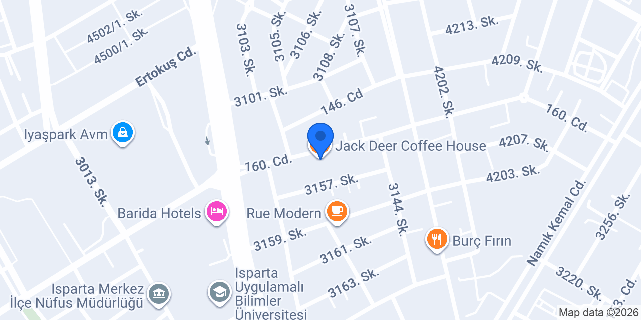 Jack Deer Coffee House konumu
