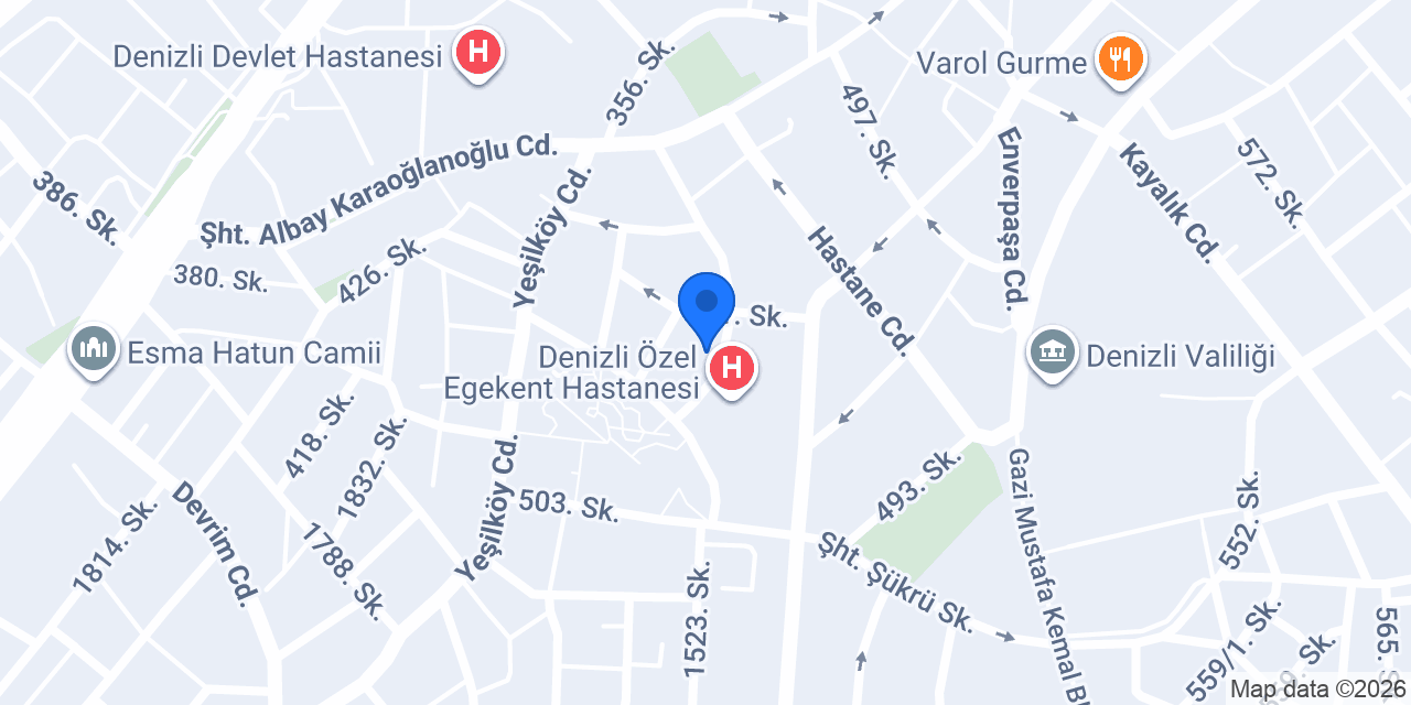 Uzm.Dr. Yaşar Gencer konumu