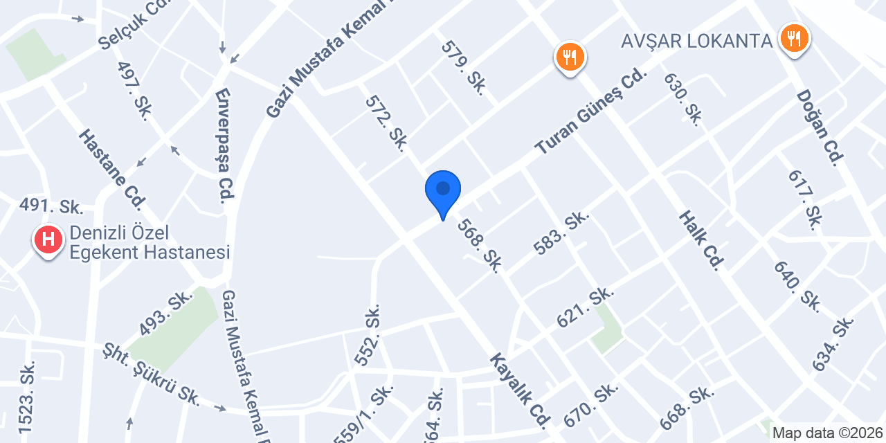 Yeni Gürler Mobilya konumu