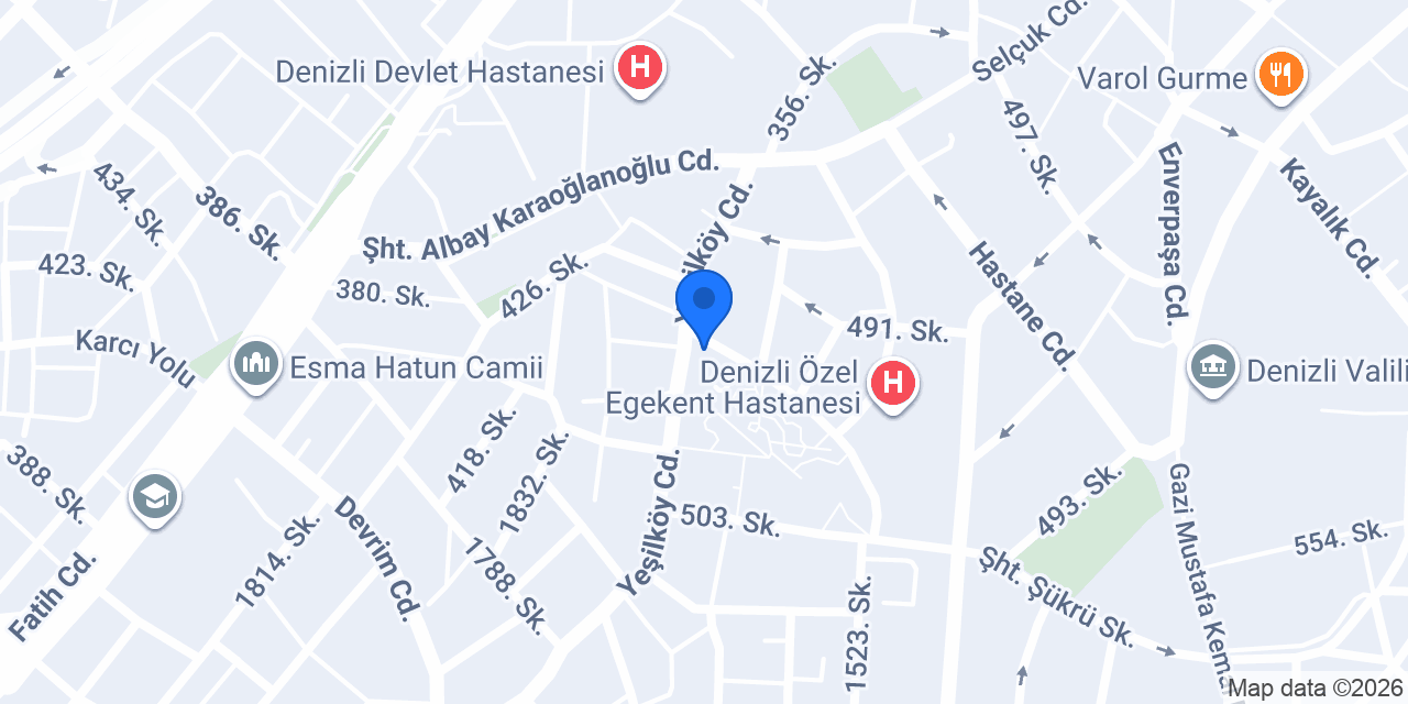 Avci Oto Lastik konumu
