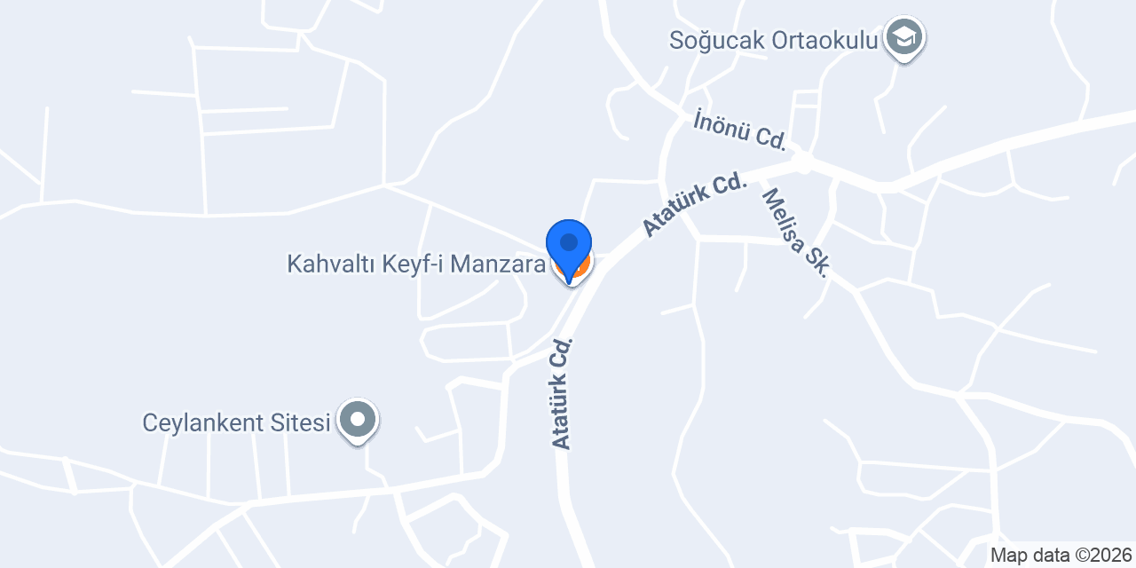 Kahvaltı Keyf-i Manzara konumu