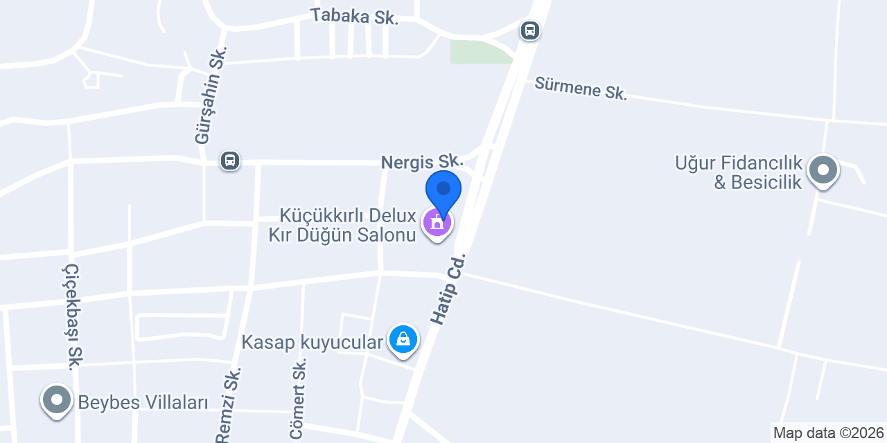 TOY ZALY düğün salonu konumu