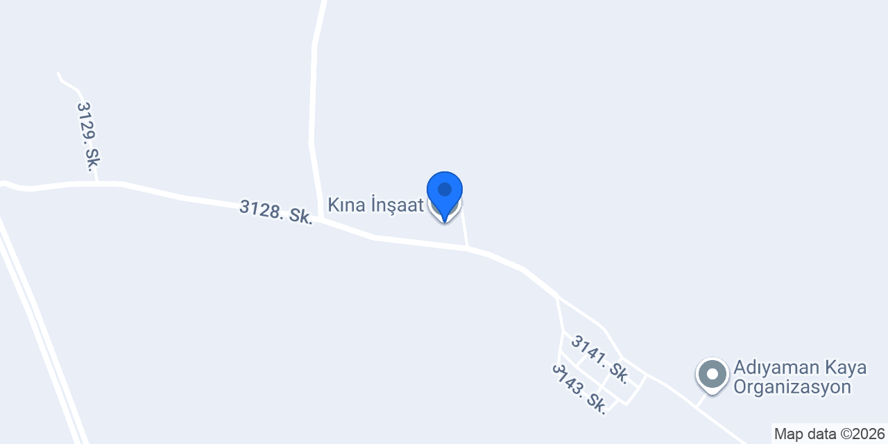 Kına İnşaat konumu