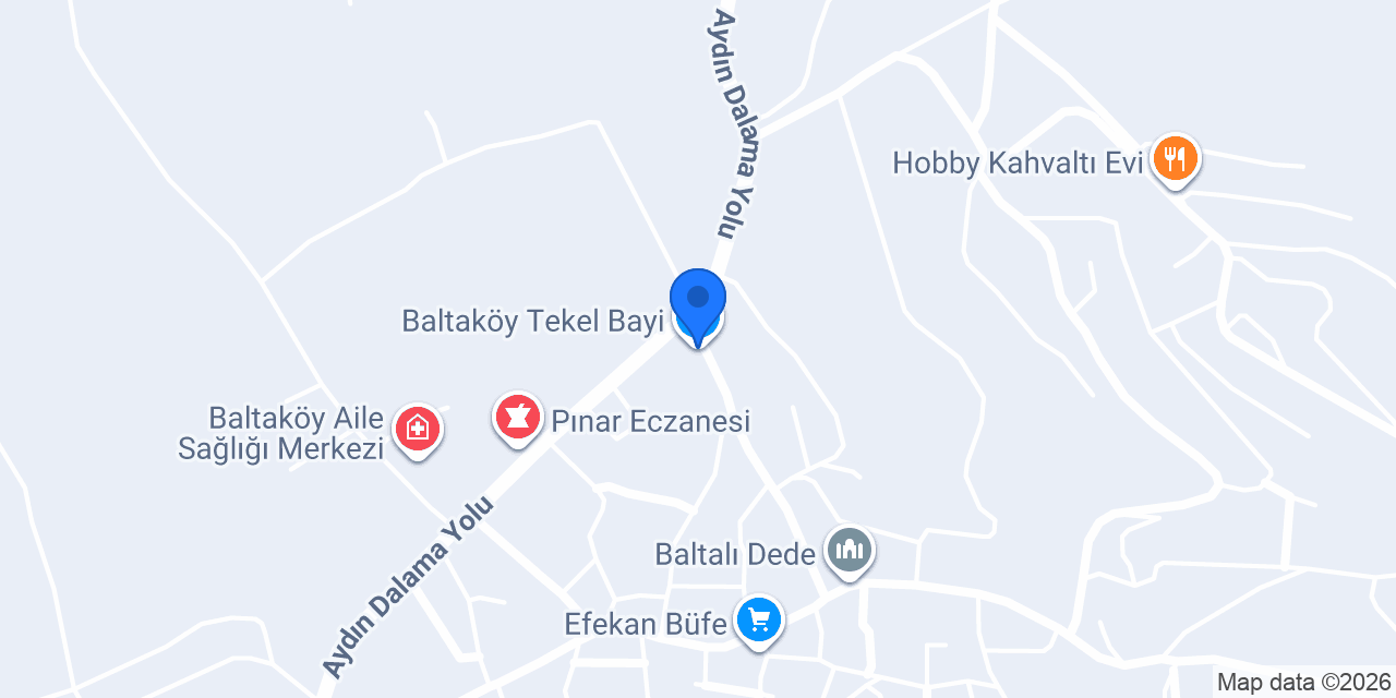 Baltaköy Tekel Bayi konumu