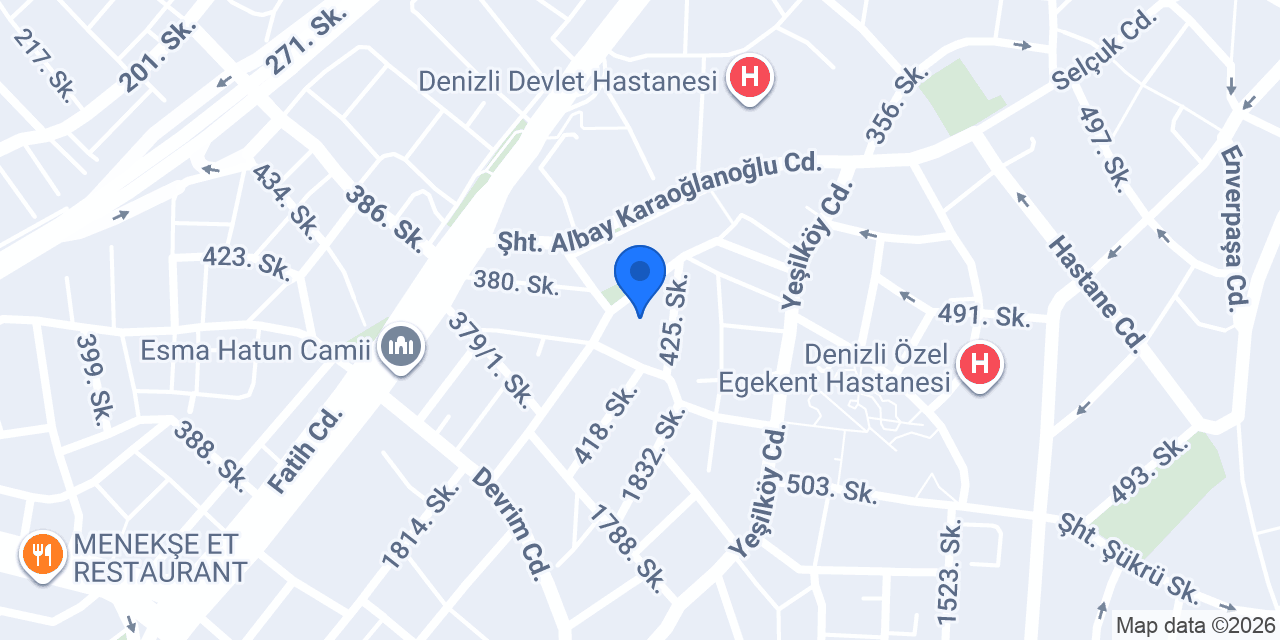 Özen Üniforma konumu