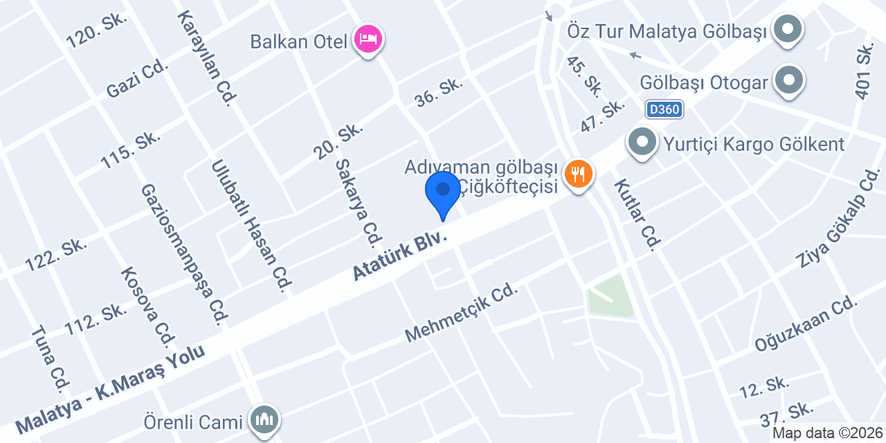 GÖLBAŞI KOLTUK DÖŞEME konumu