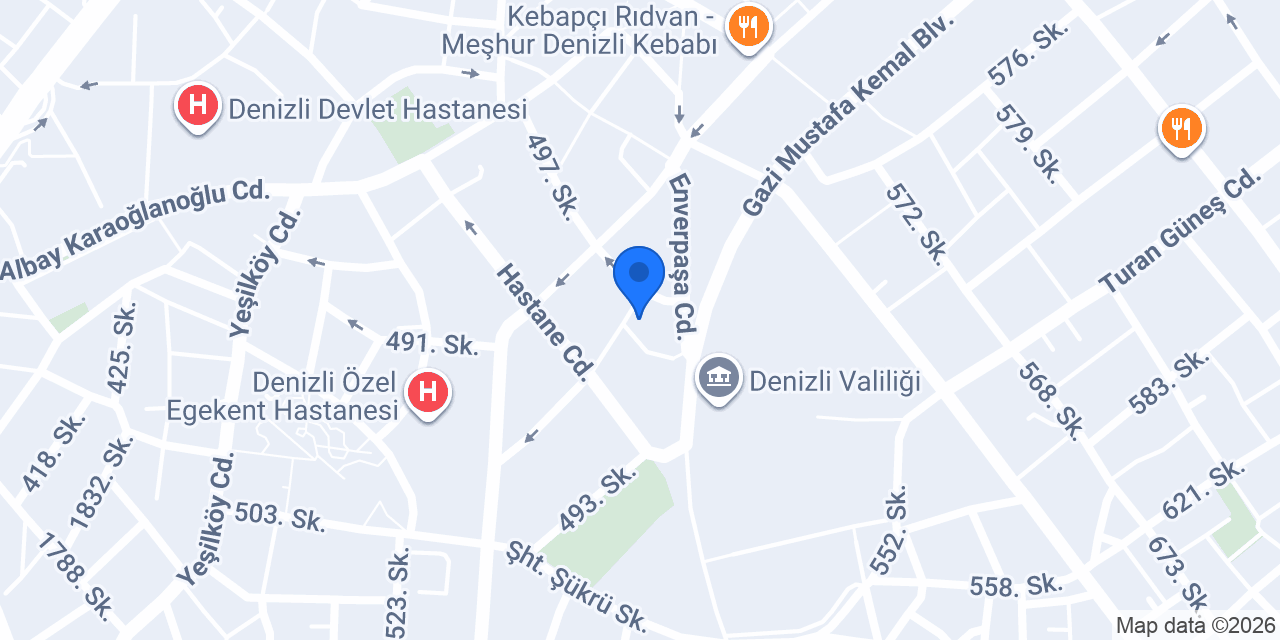 Denizli Emlak konumu