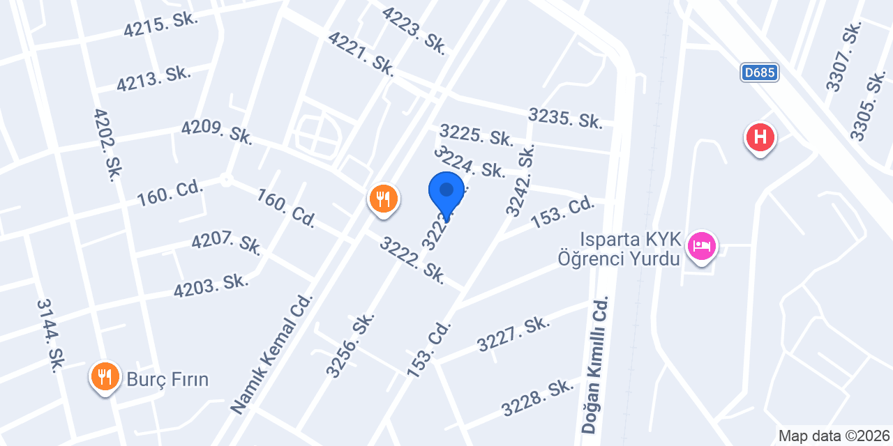 Semih Mobilya – Ebatlama-Bantlama-CNC işleme - Hırdavat & Yapı Market Isparta konumu