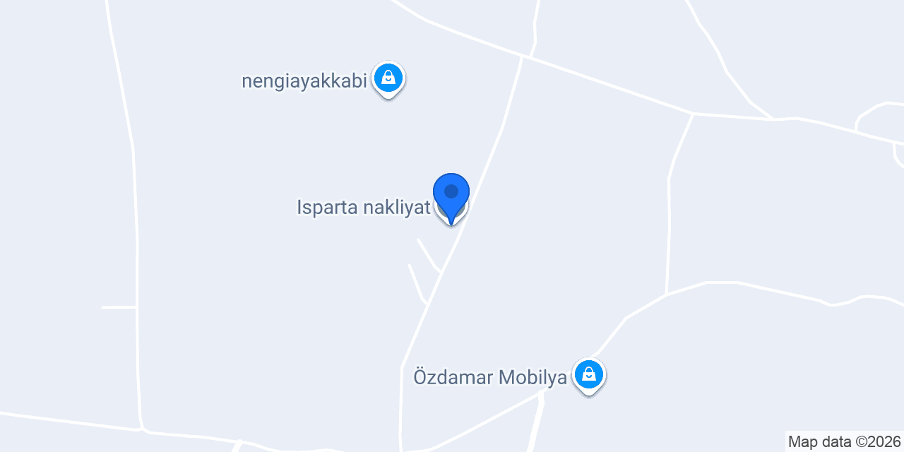 Isparta nakliyat konumu
