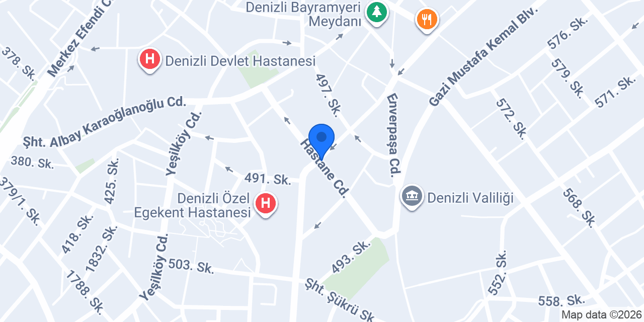 Palmiye Masaj Salonu konumu