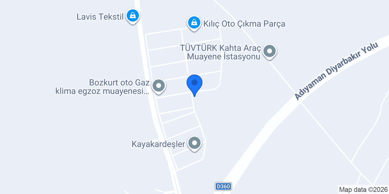 Kahta tornacı konumu