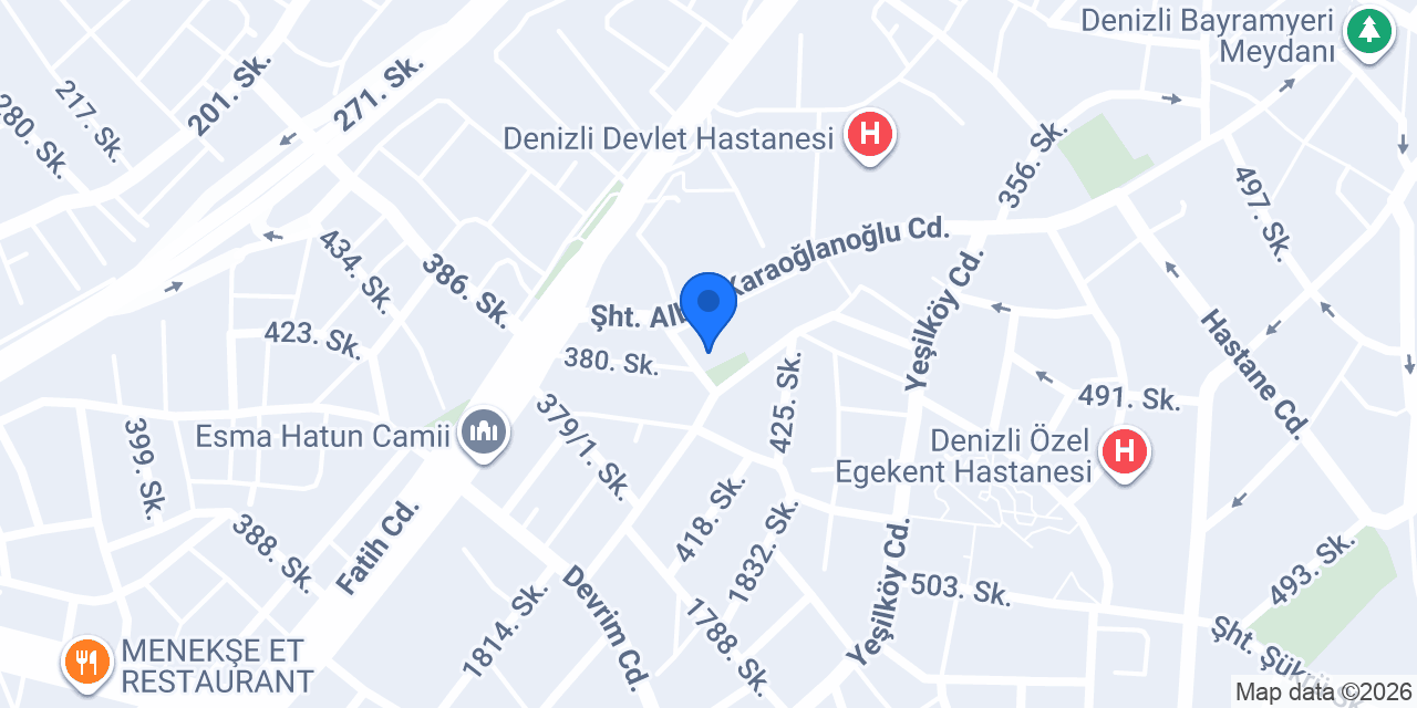 Ar-Ge Dental Denizli konumu