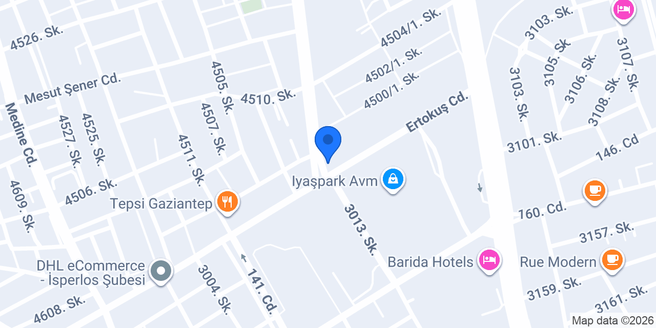 Isparta Taksi konumu