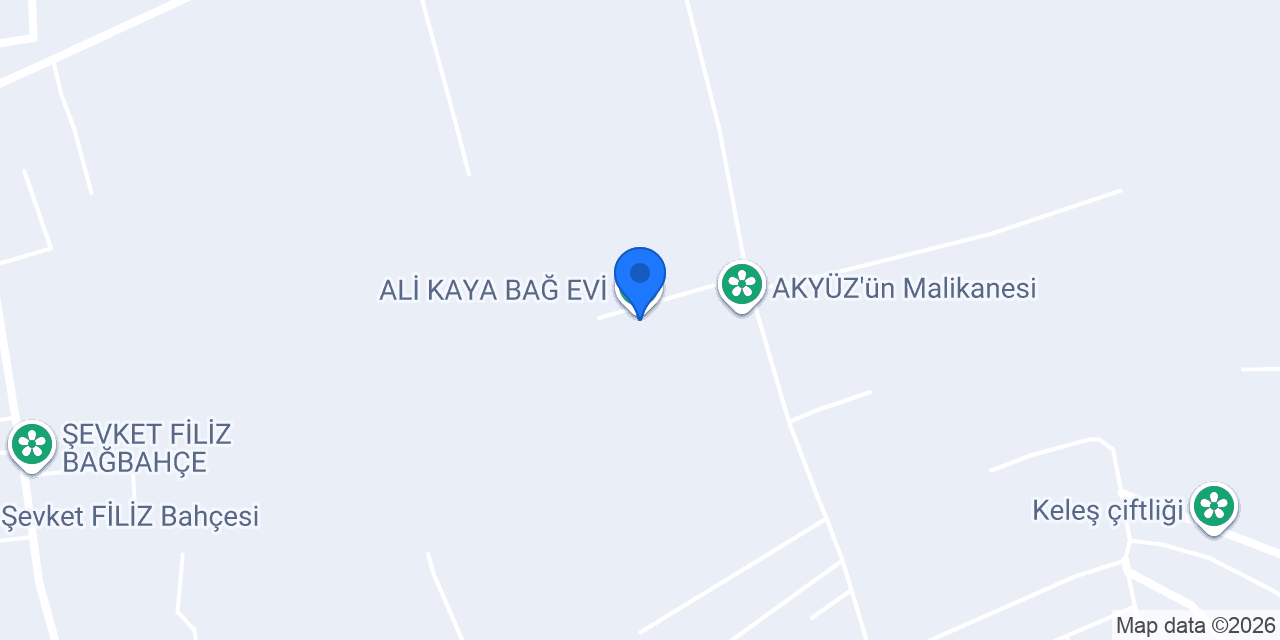 ALİ KAYA BAĞ EVİ konumu