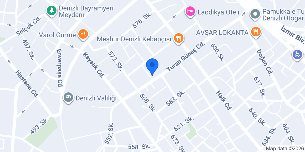 Günendi Ticaret konumu