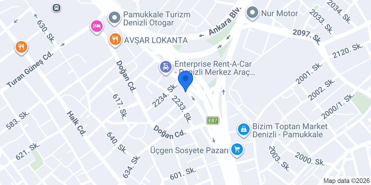 KUŞCU OTOMOTİV konumu