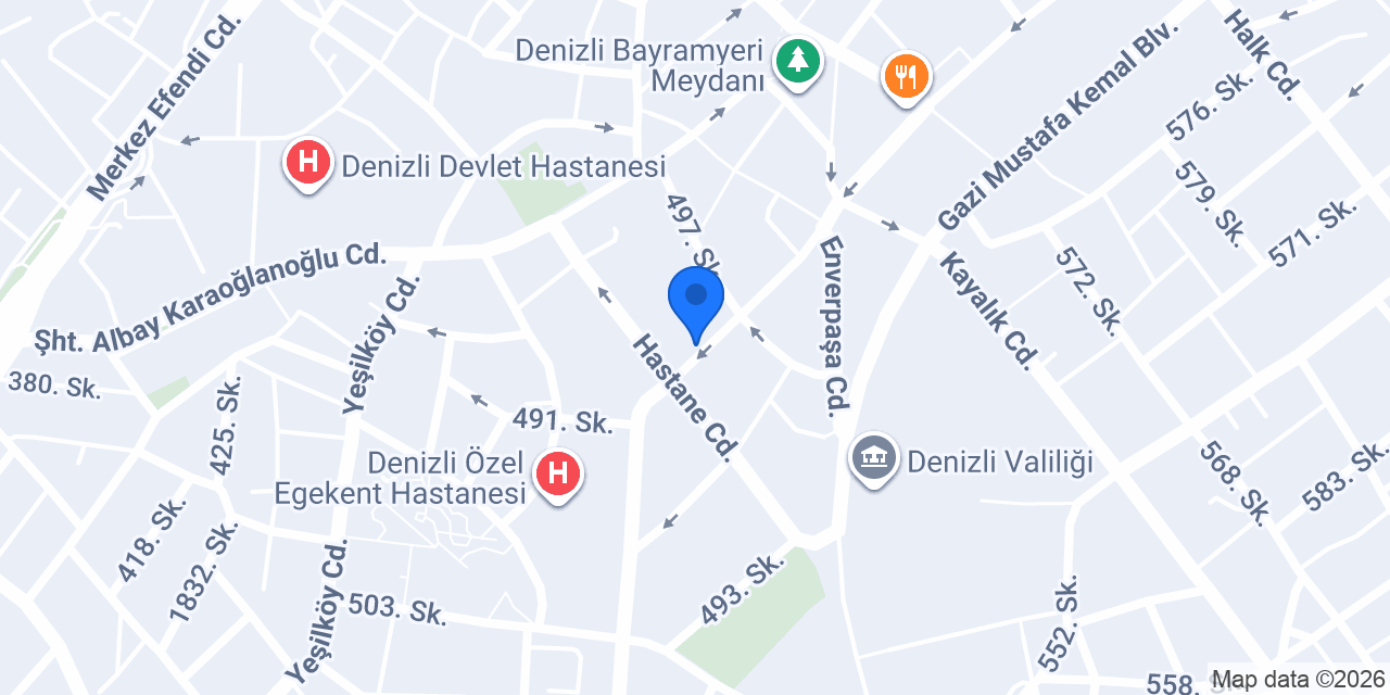 Gülcan Kuaför konumu