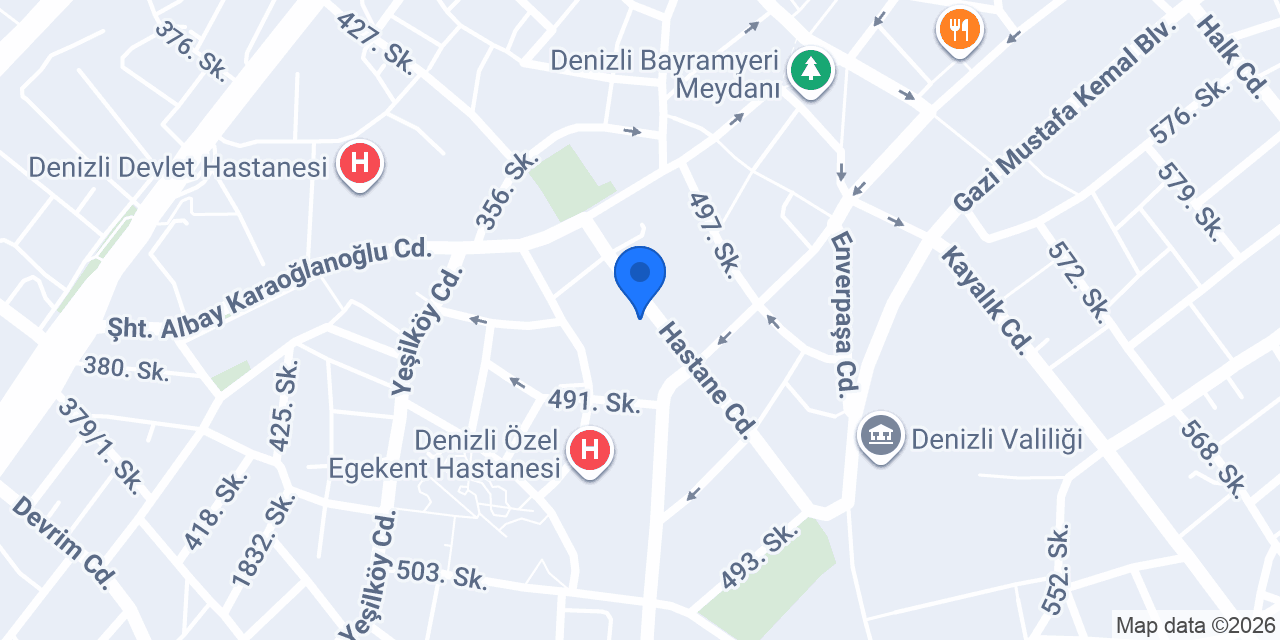 YAĞMUR OPTİK & LENS konumu