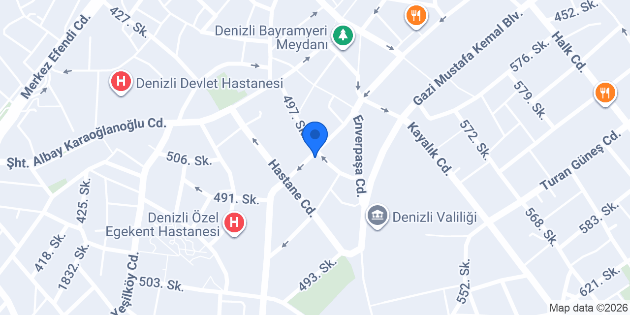 Uzm. Dr. Hüsnü Menteşeoğlu konumu