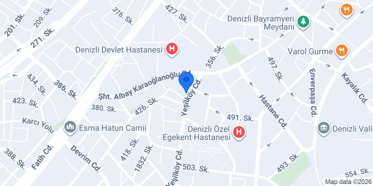 Evren Optik konumu