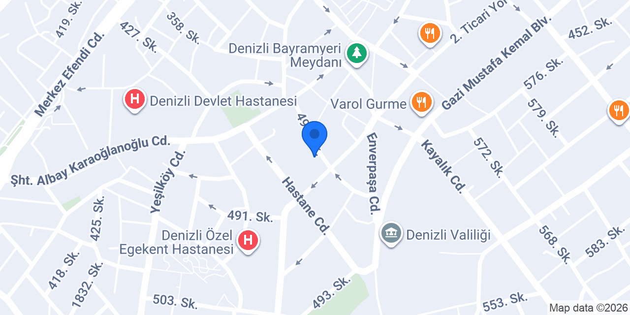 Detay gsm & Teknik servis konumu