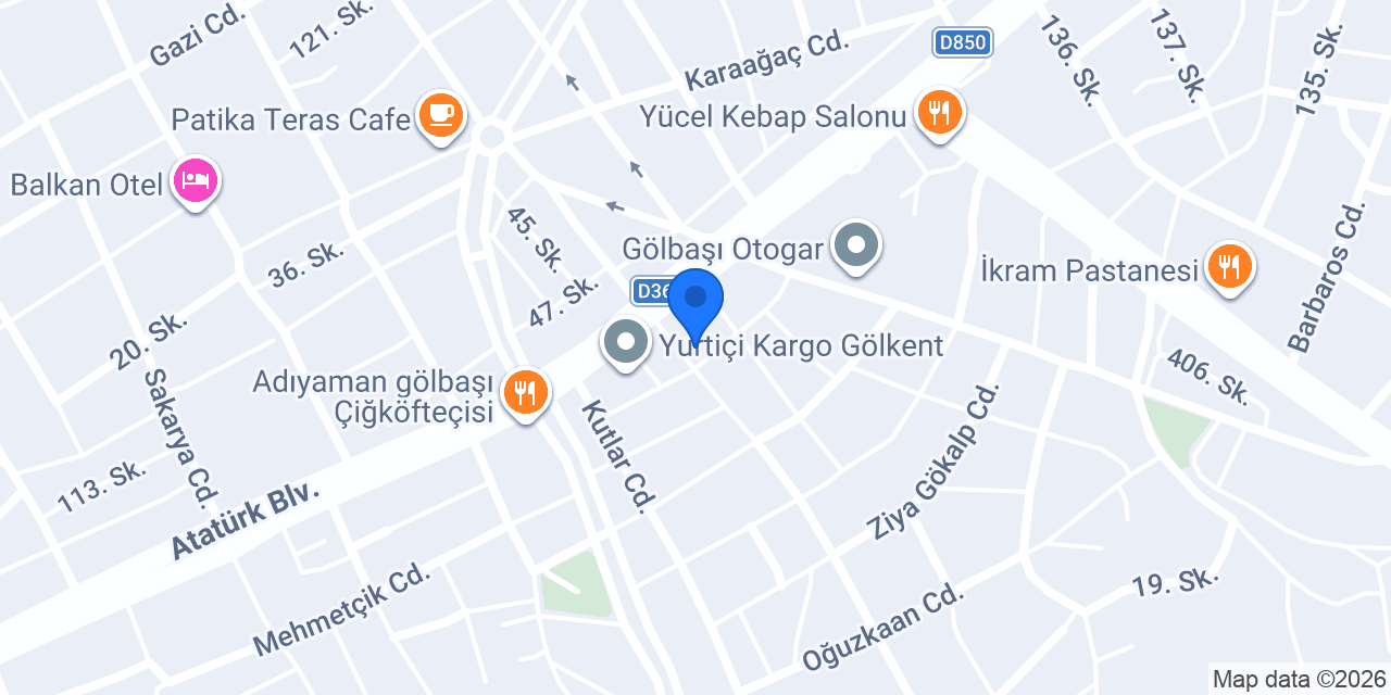 Sakallı Kebapçı konumu