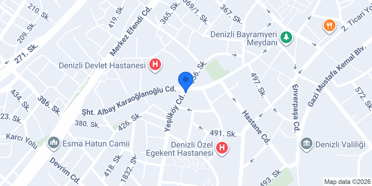 Dr. Zeliha Berber Kliniği konumu