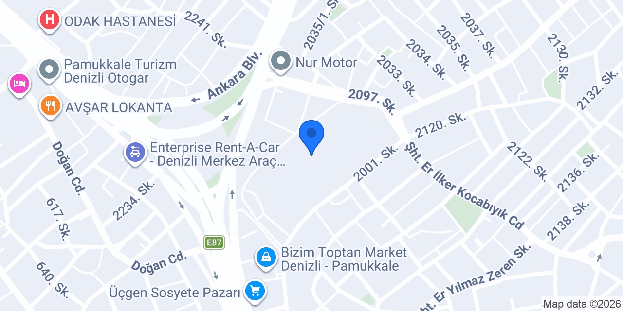 Çağdaş Oto Kuaför konumu