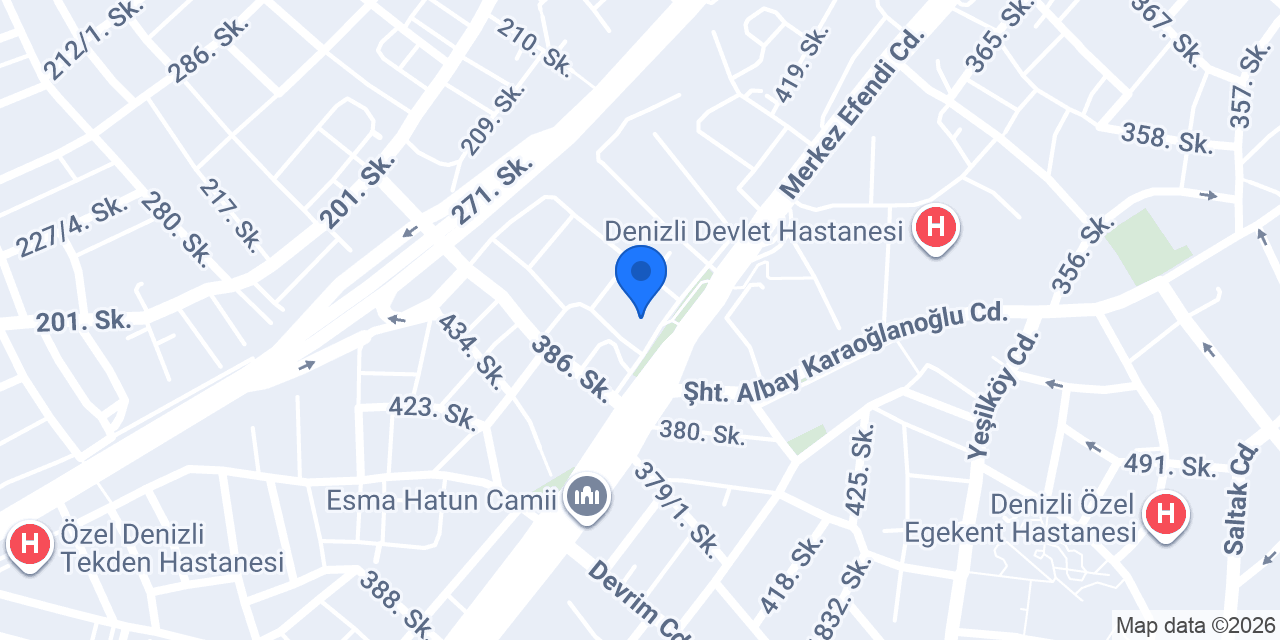 Özel Beymer Tıp Merkezi konumu