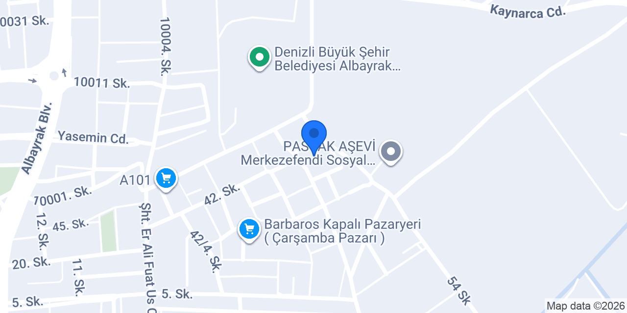 Denizli Rupa Studio konumu