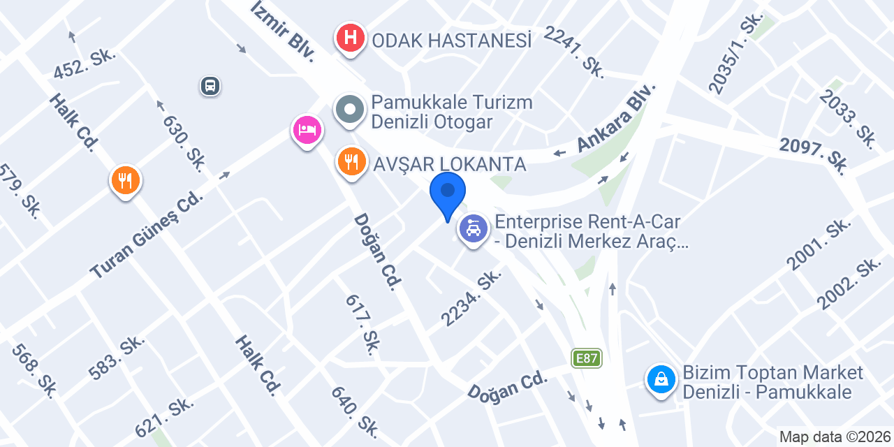 Arıkoğlu Lastik Dünyası konumu