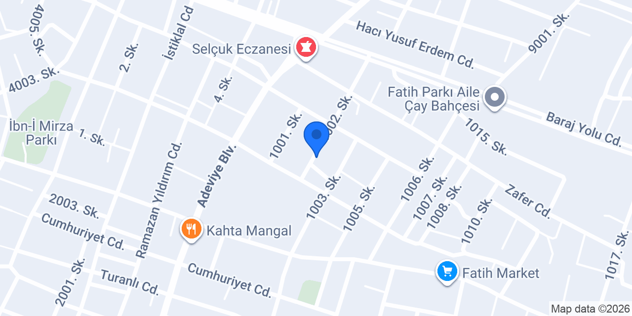 Ensar Rent A Car konumu