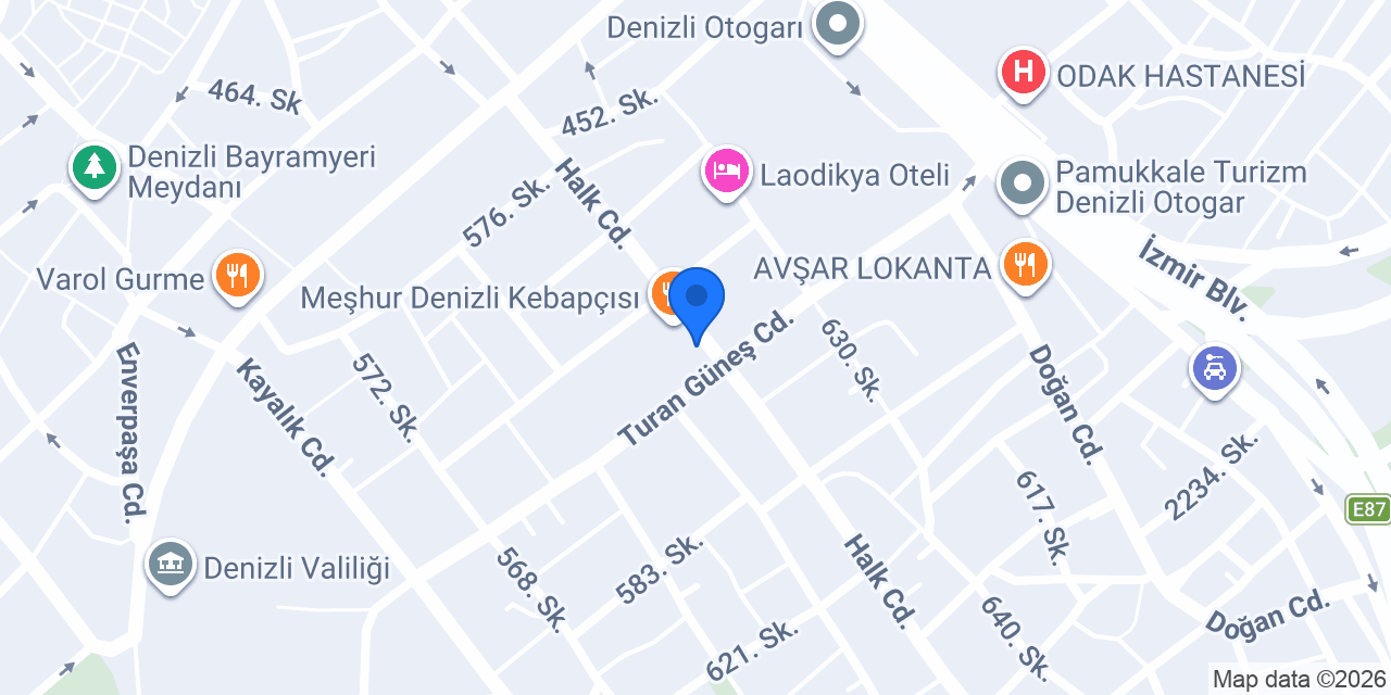 İnceoğlu Eczanesi konumu