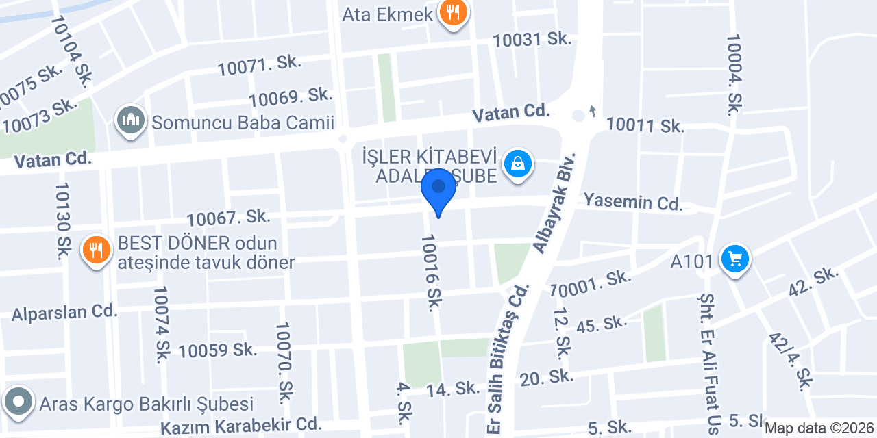 Yıldız Yapı İnşaat konumu