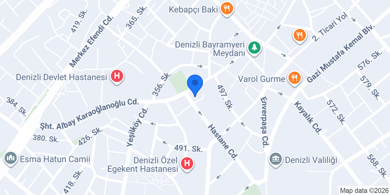 Diş hekimi Kudret Osunluk konumu