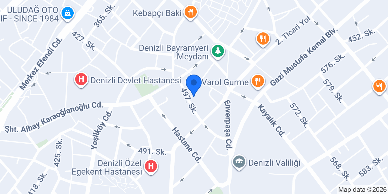 Özel Ege Kitap - Kırtasiye konumu