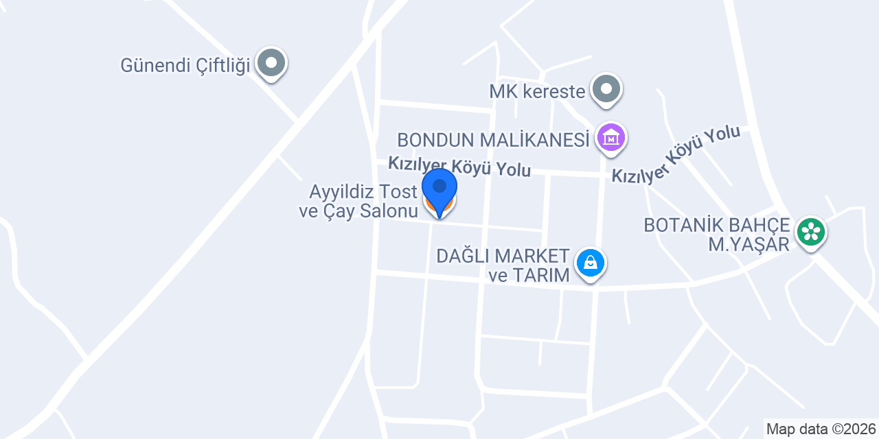 Ayyildiz Tost ve Çay Salonu konumu