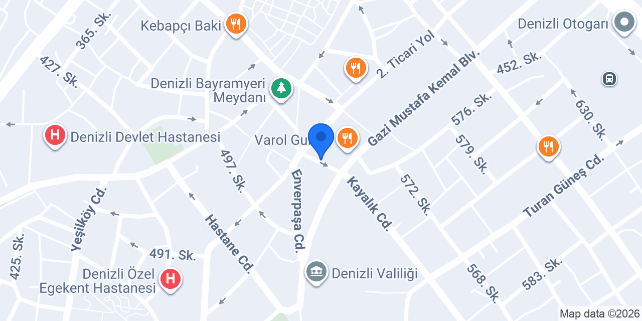 TEB Saraylar Şubesi konumu