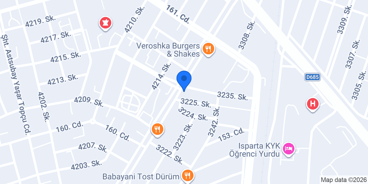 Isparta Doğa Mini konumu