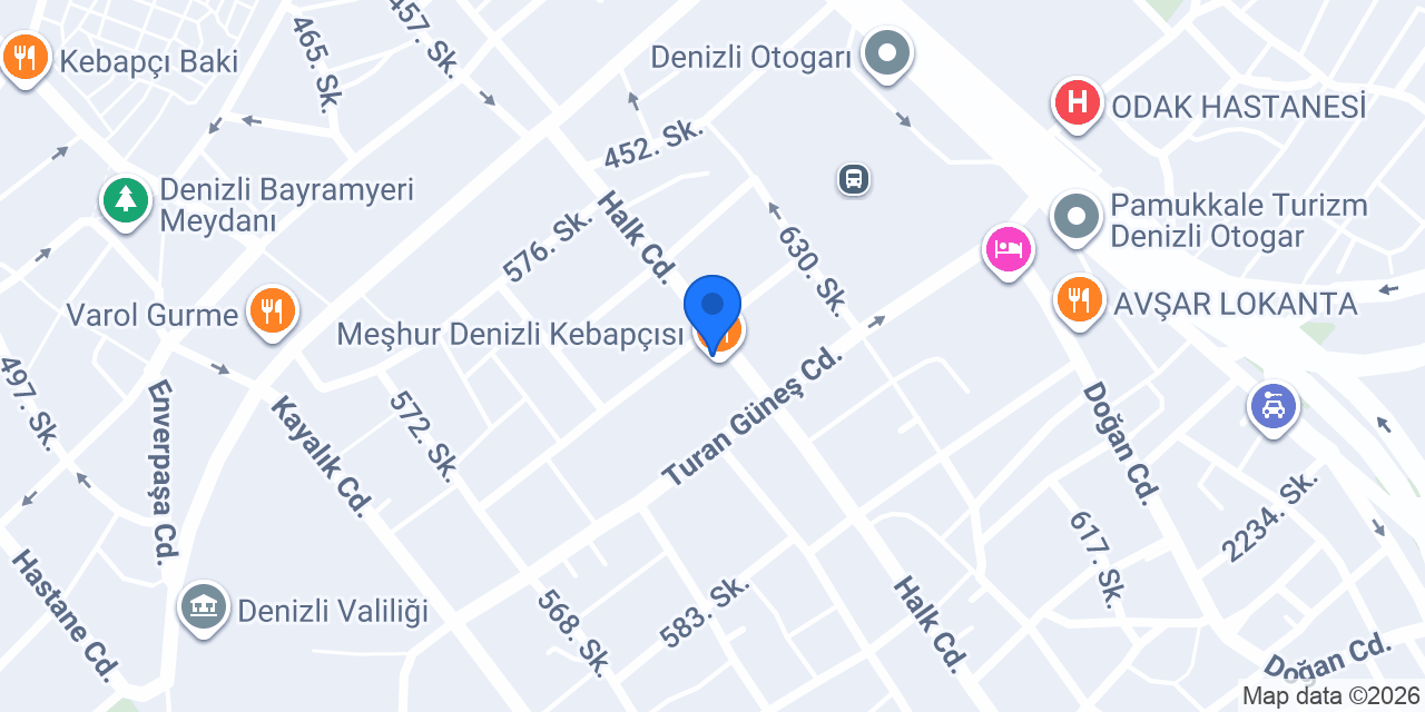 Uğur pide konumu