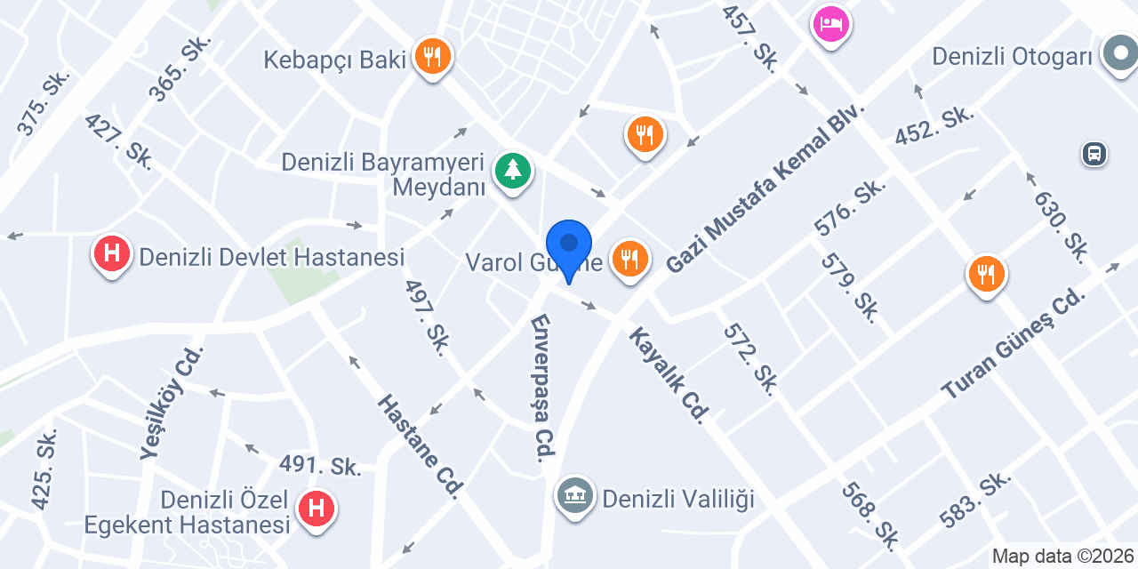 Bayramyeri Eczanesi konumu