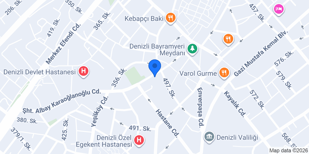 Alican Sürücü Kursu konumu