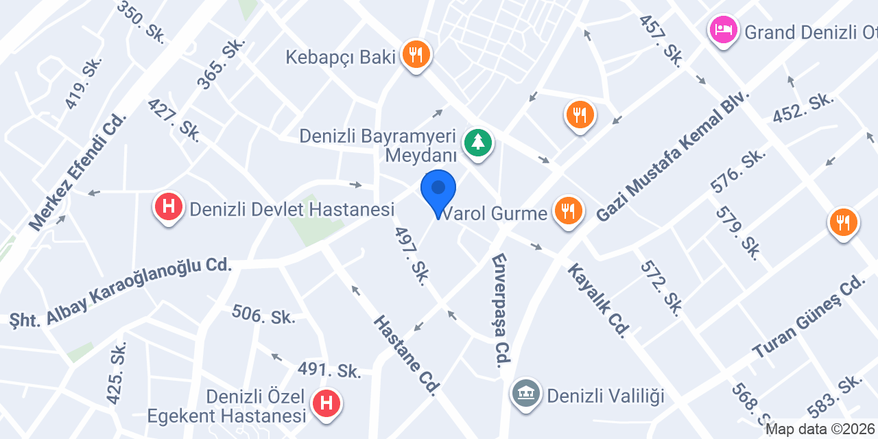 Terzi Ayhan bekil konumu