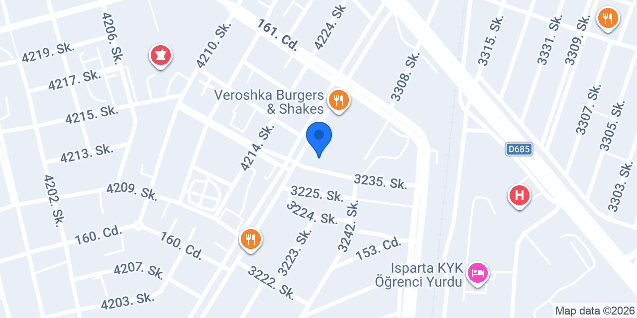 DFT MOTORS ISPARTA konumu