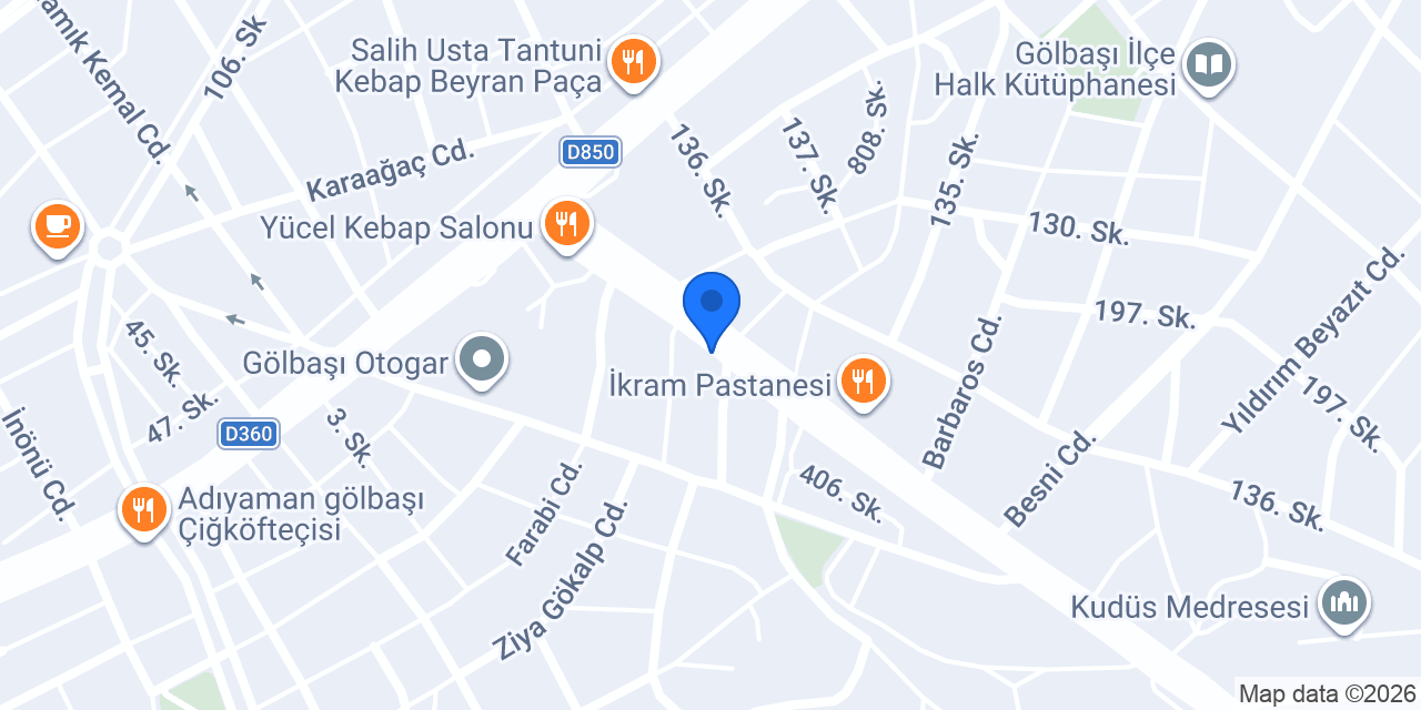 Diş hekimi Fatma Yılmaz Akdağ konumu