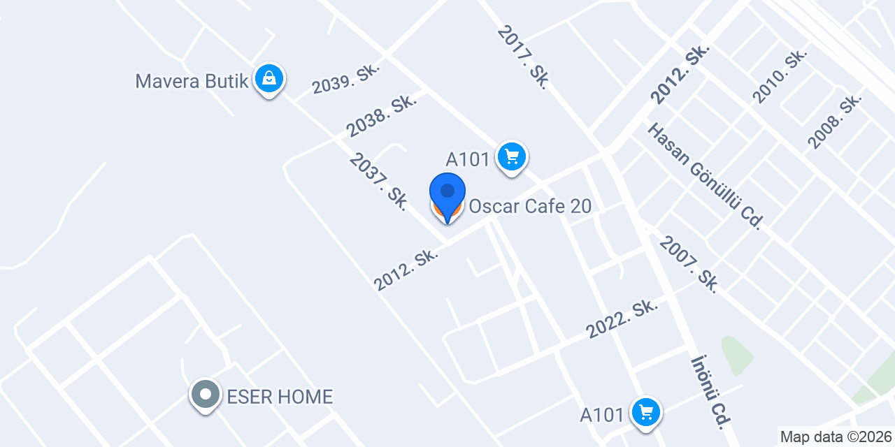 Oscar Cafe 20 konumu