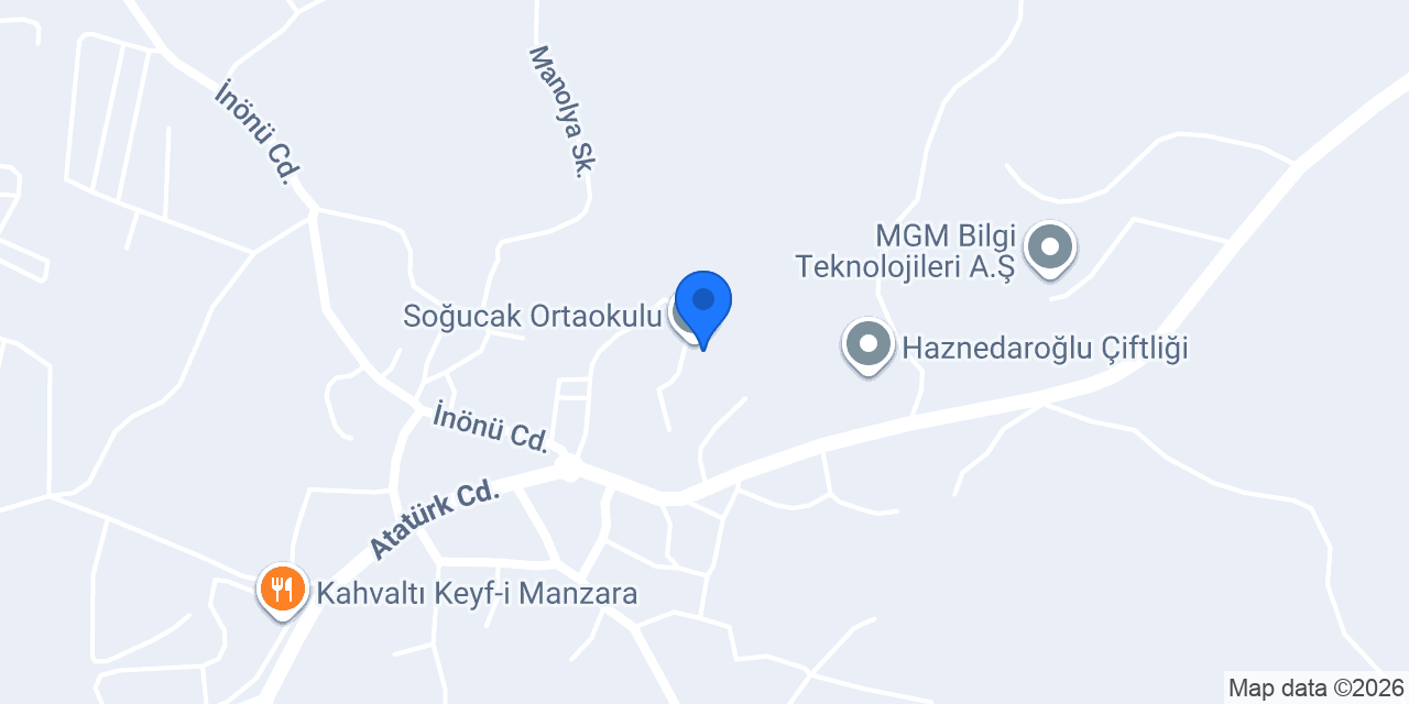 Soğucak Ortaokulu konumu
